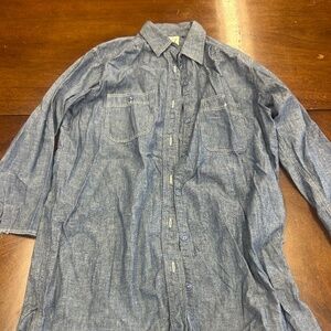 Orslow chambray shirt tunic size 1